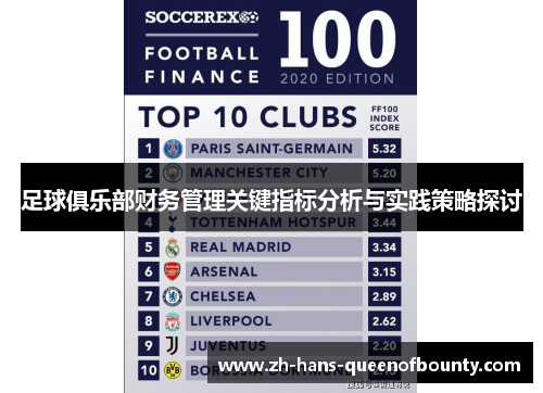 足球俱乐部财务管理关键指标分析与实践策略探讨