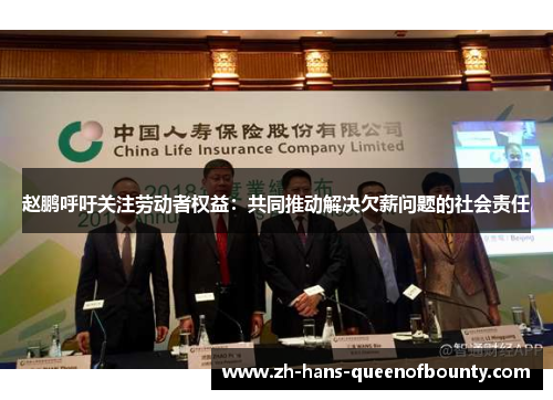 赵鹏呼吁关注劳动者权益：共同推动解决欠薪问题的社会责任