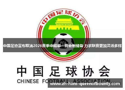 中国足协宣布取消2026赛季中超单一赛会制储备 力求联赛更加灵活多样